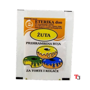 Farba za kolace zuta 3g.